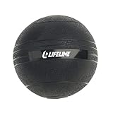 Lifeline Fitness Weighted Slam Ball - Easy to Grip Slam Ball for Home Gym and HIIT Workouts - 8 lb.