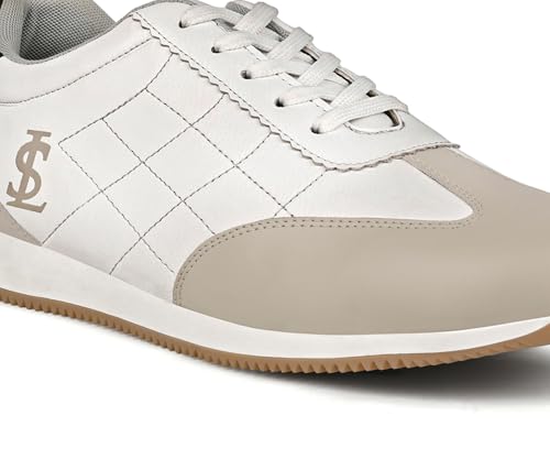 Image of LOUIS STITCH Men's Casual Lightweight Lace-Up Low-Top Sneakers for Men| Cushioned Comfort | Lightweight & Comfortable Casual Lace-Up Shoes | LSP-SNK-AVI010