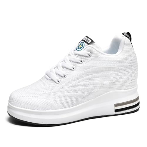 Zapatillas Deportivas Mujer Altas Plataforma Marca MIEHUIAI