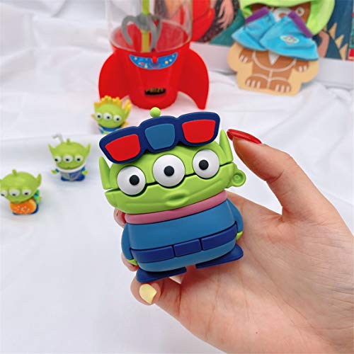 Lupct Cartoon Case For Airpod 2Nd 1St Cover Cases Cute Funny Fashion Cool Design For Boys Teen Girls Girly Kids Fun Unique Character 3D Kawaii Pretty For Airpods 2 Air Pods 1 (Glasses Three Eyes) #TOP2