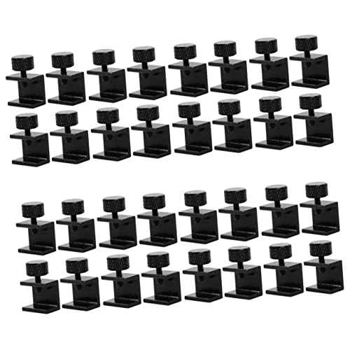 VILLFUL 32pcs Printer Glass Bed Clamp Clip Fixing Stable Support for Heat Bed Glass Printer Part Supply