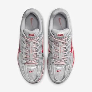 Nike Męskie trampki P-6000, Metallic Silver Gym Red Flt