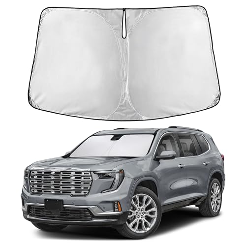 Image of EcoNour Windshield Sunshade Compatible for GMC Acadia 2024 2025 2026, Sun Visor for Front Windshield & Window Sun Shade Cover, UV Heat Blocker & Protector, Car Accessories