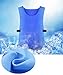 Cooling Ice Vest for Men & Women - Adjustable Cold Fabric Sport Vest for Hot Weather Activities