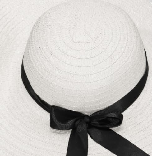 Image of Summer Medium Brim Floppy Beach Straw Hats for Women