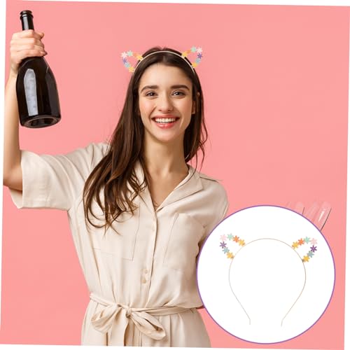 BRIGHTFUFU tiara de orelhas de gato faixa de cabelo de orelha de gato faixa de cabelo com orelhas de
