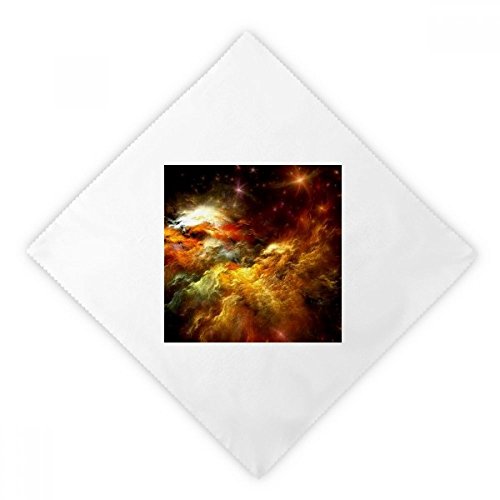Servilletas de tela para almuerzo con paisaje de cielo naranja de DIYthinker 2