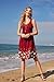 KILIG Summer Dresses for Women Casual Beach Sundress 2025 Sleeveless Floral Pleated Midi Vacation Sun Dress(Wine,XXL)