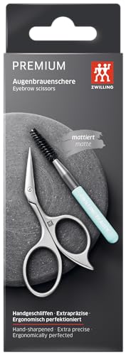 Augenbrauenschere von Zwilling mit abgewinkeltem Scherendesign