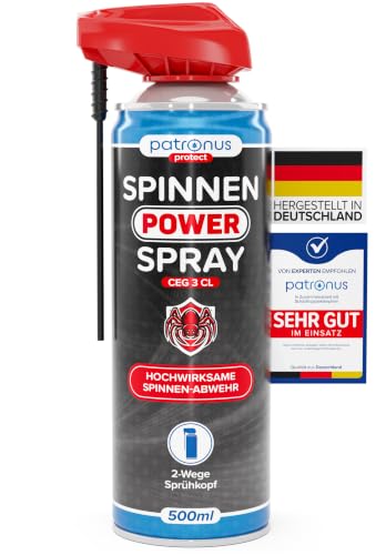 Patronus Spinnen Power Spray mit effektiver Sofortwirkung [500 ml]