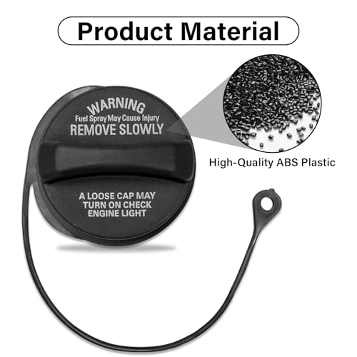 Image of Fuel Cap, Gas Cap Replacement 42031AG000 Fits for 2009-2012 Subaru Forester, 2008 2019 2011 2012 Impreza WRX STI Automotive Replacement Fuel Tank Caps 42037FE060 Fuel Filler Cap