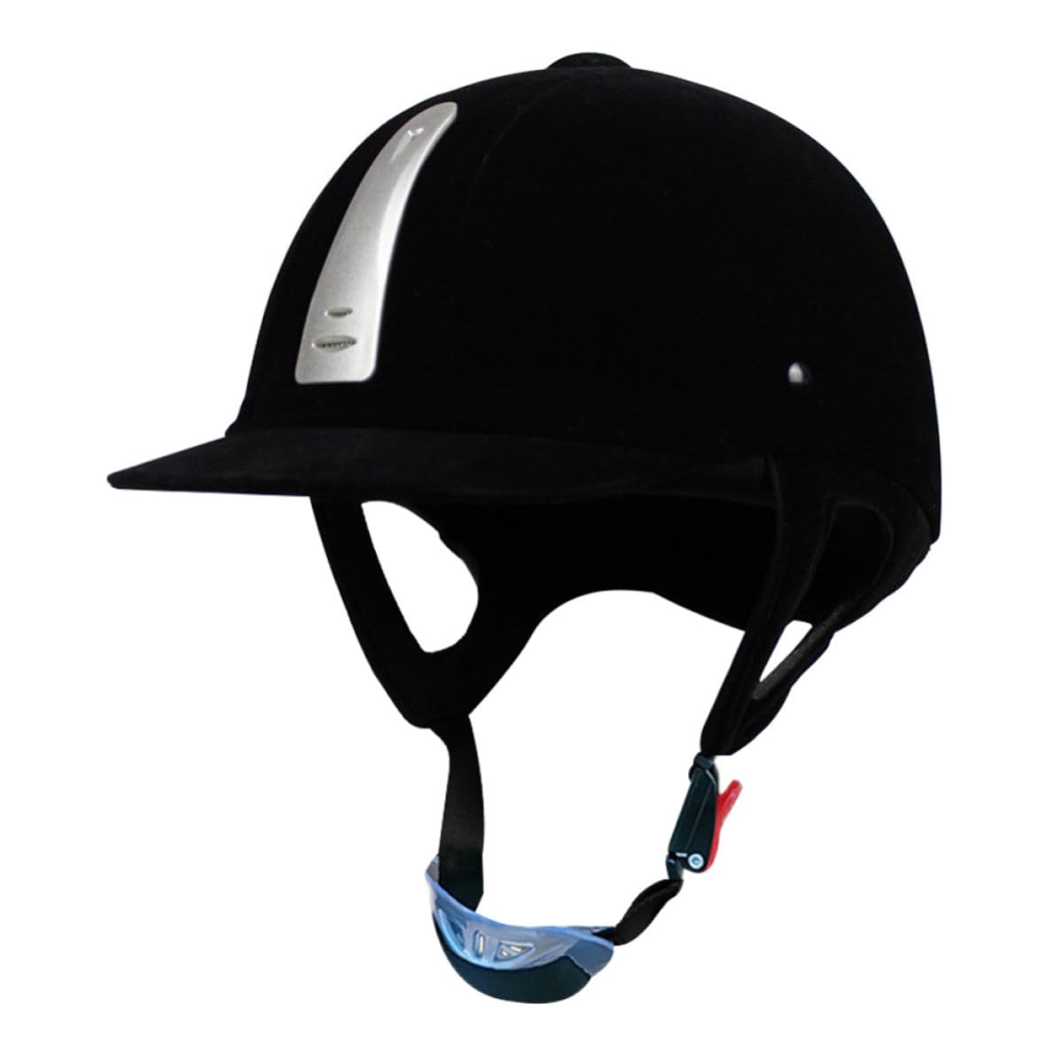 Toddmomy Casco da Equitazione in Abs Rivestimento in Velluto Nero, Protettivo e Versatile per Attività Equestri e Gare, Design Elegante per Donna