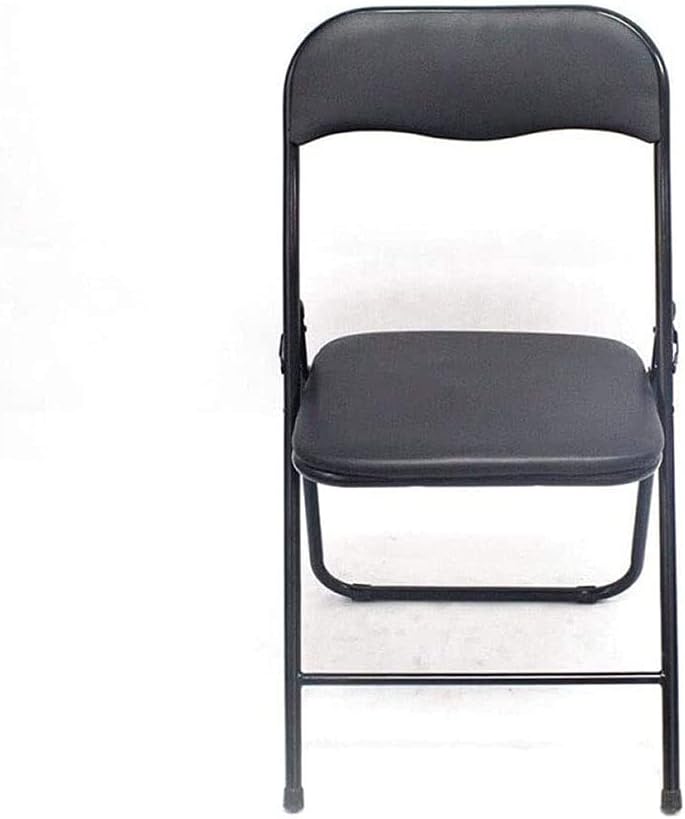 Folding Chair Office Conference Computer Stool Simple Steel Training Back Home Dining