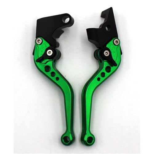 Levier d'embrayage de moto court vert pour Yamaha MT-09 2014-2019