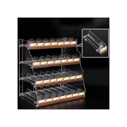 Pousse-cigare automatique pour étagère et présentoir de supermarché modulable