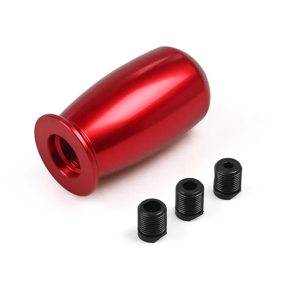 HYASDBWE Gear Shift Handball Universal 76MM Gear Shift Knob Manual Transmission Aluminum Shifter Lever Knob Gear Shifter Parts(Red)