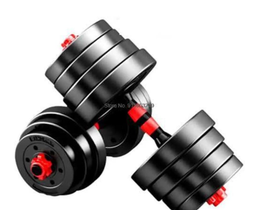 RA Dumbbells Pack of 2 for Home Gym Equipment Fitness Barbell | Gym Exercise | Home Workout, Gym Dumbbells | Dumbbells Weights for Men & Women| Black Color | (B0CZHD9RTG) Amazon Price History, Amazon Price Tracker