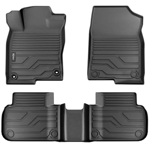 KARPAL Floor Mats for Honda Civic 2022-2026 Sedan Hatchback Si (Include Sport) 2nd Row with & w/o USB Port for Acura Integra 2023-2025 All Weather Protection TPE Floor Liners Car Mats Accessories