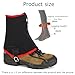 Hiking Gaiters,Outdoor Leg Gaiters, Adjustable Lightweight for Hunting Backpacking Mountaineering Walking Fishing