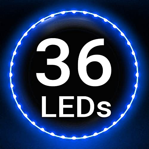 TOSY Flying Disc – 36 einfarbige LEDs, hell, Smart-Modi, Ostergeschenk, Outdoor-Spielzeug für Kinder & Erwachsene, Auto-Aufleuchten, wiederaufladbar, wasserdicht, 175 g