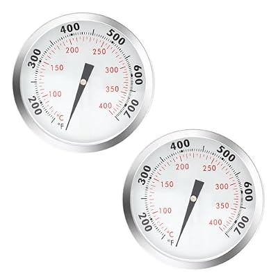 67088 67731 Accurate Grill Thermometer for Weber Genesis 300, Genesis II & Summit Series Grills, Genesis E/S 310 330 Temperature Gauge, Thermostat Replacement for Weber, 2-3/8” Diameter, 2 Pack
