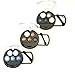 Mallofusa 5 Colors Eye Shadow Powder Metallic Shimmer Eyeshadow Palette (Galaxy Silver) 4.7oz