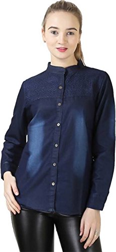 Buy Women/Girls Denim Monk Shirt Design 