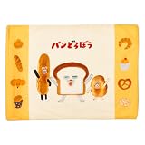 MORIPiLO 子供 枕カバー 低め パンどろぼう にせパン泥棒 謎のフランスパン ベージュ 約28x39cm用 肌にやさしい綿100生地 洗える グッズ キャラクター まくらのモリシタ