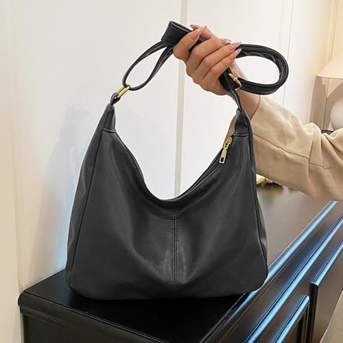 Image of Hobo Bags for Women, Vegan Leather Shoulder Handbag Tote Bag