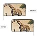 yuangjhop Mother And Child Giraffe Leather Wallet, Unisex Long Wallet, Business Zipper, Multiple Card Slots, Large Capacity, Fashion, Casual, Wallet