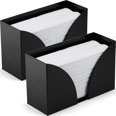 SimplyImagine Countertop Paper Towel Holder Dispenser (2-Pack) Cover