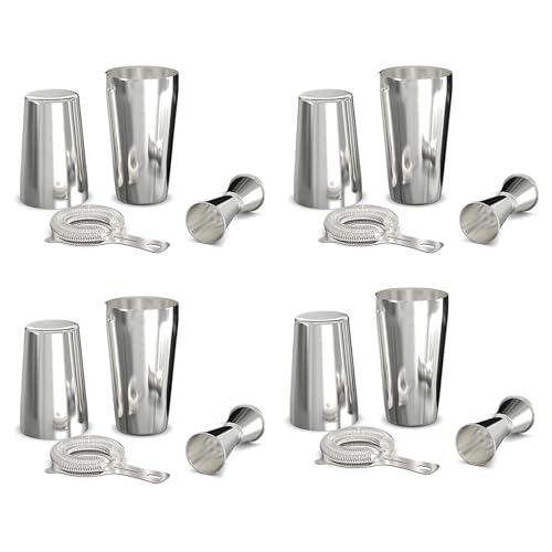 Kit cocktail de 8 pièces avec shaker Boston, le cadeau idéal en inox - 2