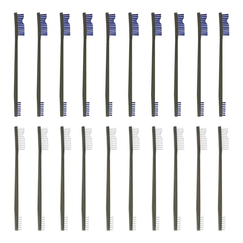 Otis Technology Blue and White Nylon AP Brush 20 Pack (10 Each)