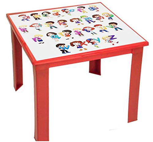 Kids Children Plastic Table Strong Folding Table Suitable for Outdoor Side Table