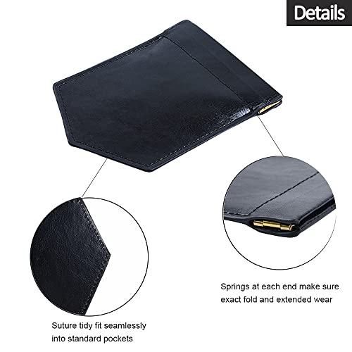 Image of Pocket Square Holder Leather Pocket Square Holder for Men's Suit Handkerchief