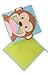 Clever Creations Cute Monkey Collapsible Toy Storage Organizer, Sturdy Toy Box Folding Cube for Kids, Perfect for Organizing Books, Toys, Clothes and Shoes