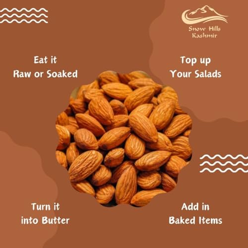 Image of Kashmiri Kagzi Mamra Almonds in Shell (Mamra Badam) (5kg)