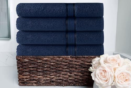 Cotton Craft Ultraweiche Badetücher, sehr groß, 76,2 x 137,2 cm, saugfähig, für den Alltag, Luxushotel, Spa, Fitnessstudio, Dusche, Strand… – Ansicht 4