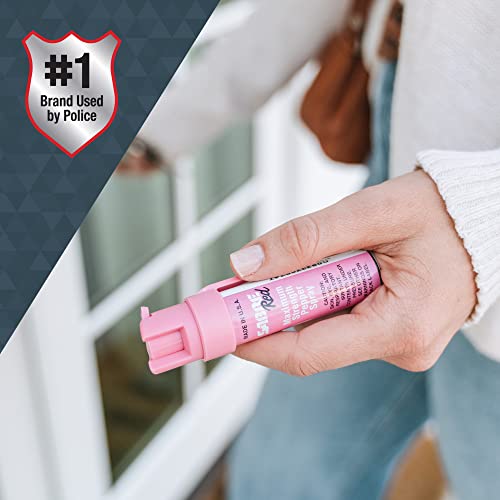 Sabre Red Compact Pepper Spray, Maximum Police Strength Oc Spray With Uv Dye, Compact Belt Clip For Easy Carry And Fast Access, 35 Bursts, 10Foot (3 M) Range, Secure And Easy To Use Safety, Pink #TOP4