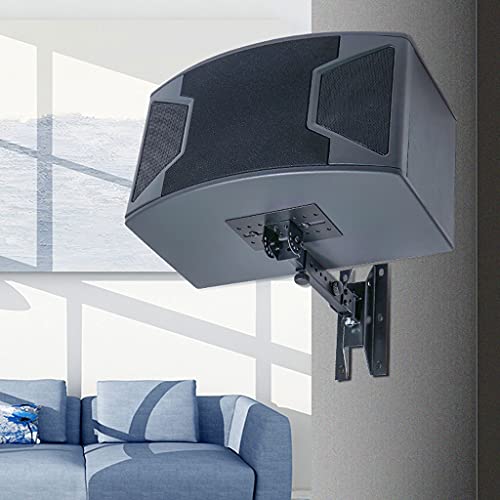 Soporte para Altavoz Metalico Negro Carga Pesada Diseño Robusto 6