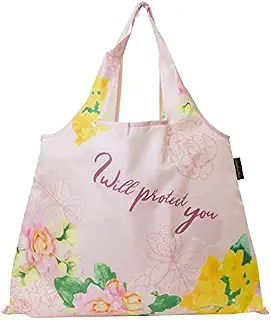 プレーリードッグ ChouchouFleur 2way shopping bag (抗菌加工) 抗菌 防臭 コンパクト 下げ札つき 花柄 撥水加工 洗濯OK カランコエ
