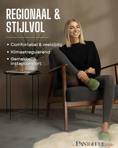 Pantoffelmann Vilten Pantoffels Met Zool Marineblauw Maat 37 Ademend Comfortabel Huispantoffels Van Vilt Voor Dames Heren Stijlvolle Warme Sloffen 2706744735