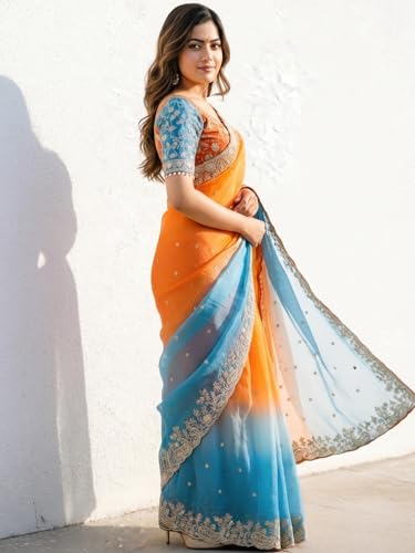 Image of Amazon Brand - Tavasya Women Saree