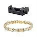 Produktbild QSJWLKJ Damen Schmuck Magnetarmband Für Frauen Weiblicher Magnet Gold Farbe Link Kette Charm Armbänder Armband 20cm Werkzeug hinzufügen MBA249T