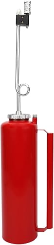 RUIWING Heavy Duty Drip Torch 15 Gauge Aluminum Double-Bottom Canister with Safe