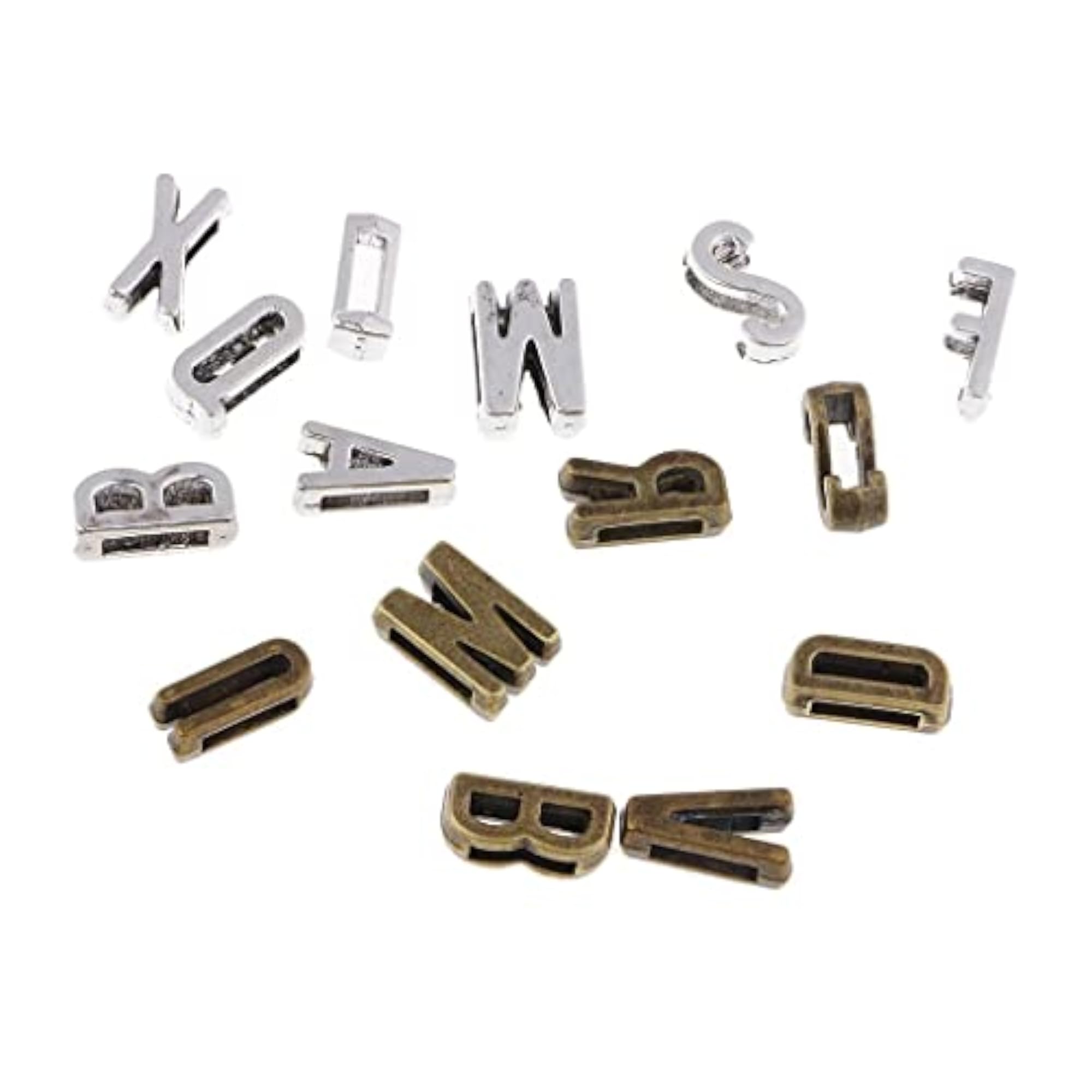 52 Pieces Alloy A-Z Alphabet Letters Charms