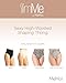 SlimMe High Waisted Thongs for Women, Comfortable Tummy Control Thong, Seamless Shapewear Thong - Black, Sizes Small to X-Large, Nude, Large