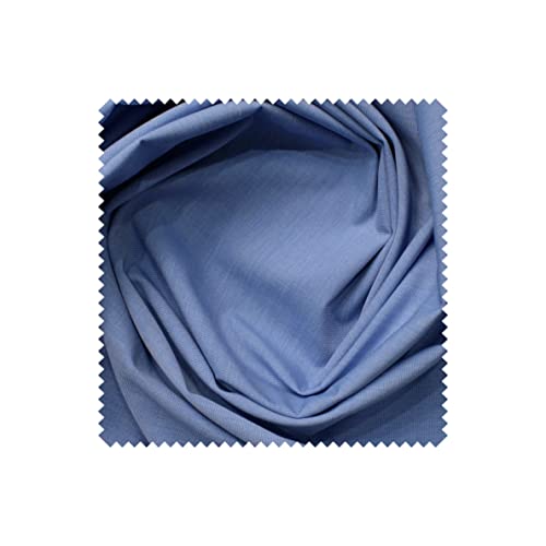 Image of Raymond 100% Cotton Fabric (All Weather Fabric, Unstitched Premium Fabric, Solid, Less Wrinkles) (Dark Blue, 3.5 Meters for Kurta Pajama)