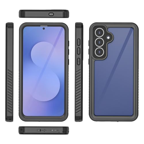 Coque étanche Samsung S25 FE compatible MagSafe avec protection intégrale noire
