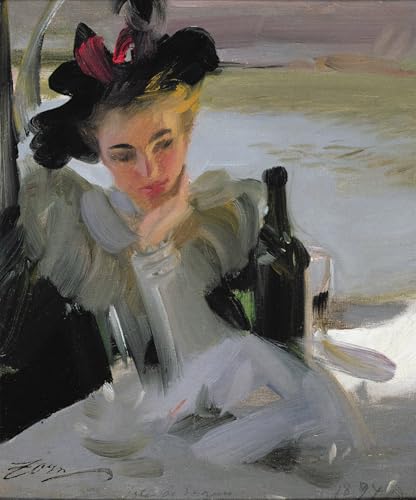 Pinturas murales Anders Leonard Zorn póster retro de Dam Vid Cafe di para pared de salón 60x90cm